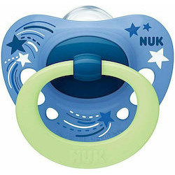 Nuk - Signature Night Πιπίλα Σιλικόνης 18-36m Μπλε - 1τμχ