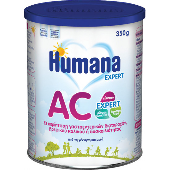 Humana - Γάλα σε Σκόνη AC Expert Anticolic 0m+ - 350gr