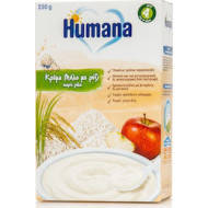 Humana - Βρεφική Κρέμα με Μήλο και Ρύζι Χωρίς Γάλα 4m+ - 230gr