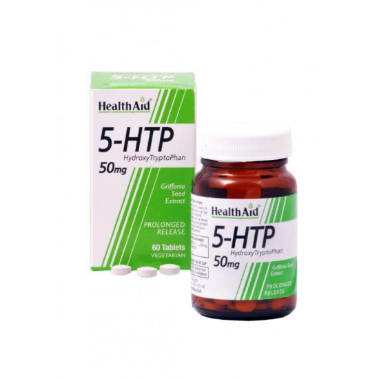 Health Aid -  5-HTP Hydroxy TryptoPhan Υδροξυτρυπτοφάνη 50mg - 60caps