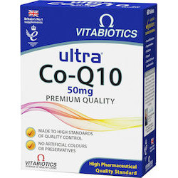 Vitabiotics - Ultra Co-Q10 50mg Premium Quality Συνένζυμο Q10 - 60tabs