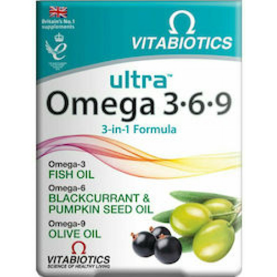 Vitabiotics - Ultra Omega 3-6-9 Ωμέγα 3-6-9 - 60caps