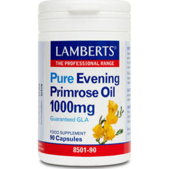 Lamberts - Evening Primrose Oil 1000mg Συμπλήρωμα διατροφής με Έλαιο Νυχτολούλουδου - 90 κάψουλες