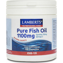 Lamberts - Pure Fish Oil Ιχθυέλαιο 1100mg - 120 κάψουλες