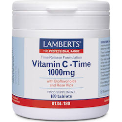 Lamberts - Vitamin C Time 1000mg - 180 ταμπλέτες