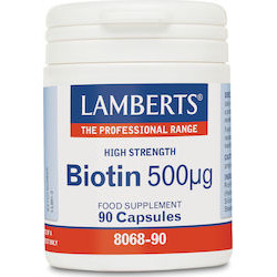 Lamberts - Biotin 500mcg - 90 κάψουλες