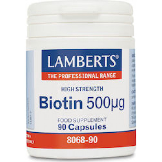 Lamberts - Biotin 500mcg - 90 κάψουλες