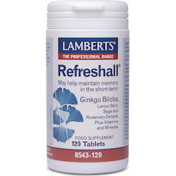 Lamberts - Refreshall Φυτικό Συμπλήρωμα Διατροφής - 120 ταμπλέτες