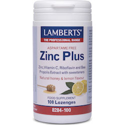 Lamberts - Zinc Plus Lozenges - 100 παστίλιες