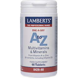 Lamberts - A to Z Πολυβιταμίνη & Μέταλλα - 60 ταμπλέτες
