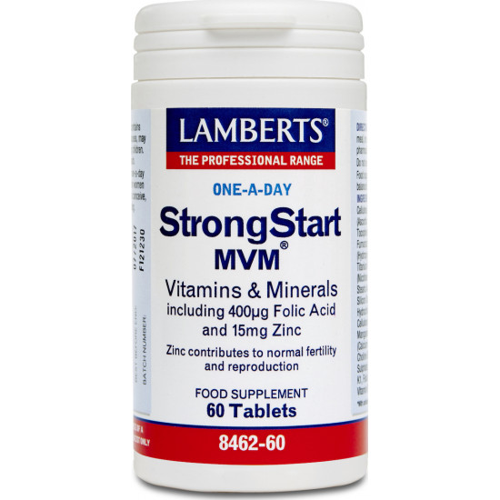 Lamberts - StrongStart MVM Συμπλήρωμα Διατροφής Για Πριν & Μετά Την Εγκυμοσύνη - 60Tabs