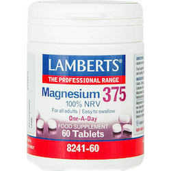 Lamberts - Magnesium 375 100% NRV - 60 Ταμπλέτες
