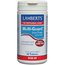 Lamberts - Multi Guard Iron Free Πολυβιταμινούχο συμπλήρωμα διατροφής - 60 ταμπλέτες