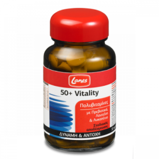 Lanes - Πολυβιταμίνες 50+ Vitality - 30tabs