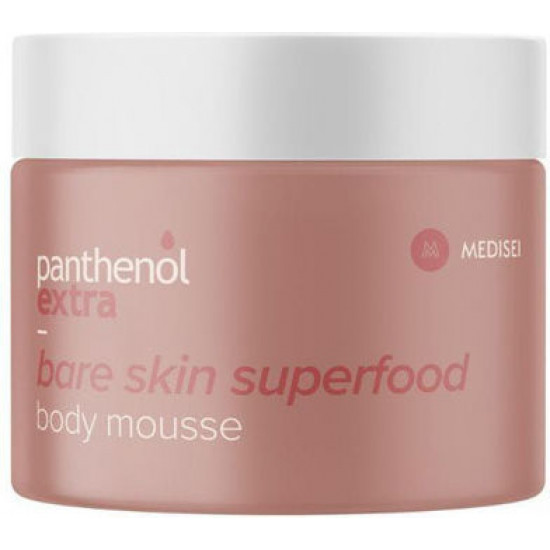 Medisei - Panthenol Extra Bare Skin Superfood Body Mousse Ενυδατική σώματος για θρέψη και ενυδάτωση - 230ml