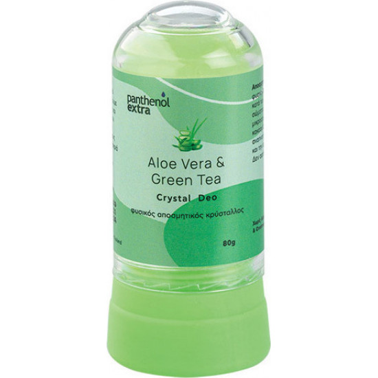 Medisei - Panthenol Extra Crystal Aloe Vera & Green Tea Αποσμητικός Κρύσταλλος σε Roll-On - 80gr