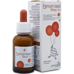 PharmaQ - Ferrum Iasis Drops 3+ Συμπλήρωμα Διατροφής Σιδήρου - 30ml