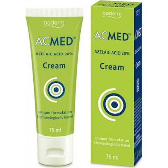 Boderm - Acmed Cream Azelaic Acid 20% Κρέμα για Λιπάρο Δέρμα με Τάση Ακμής - 75ml