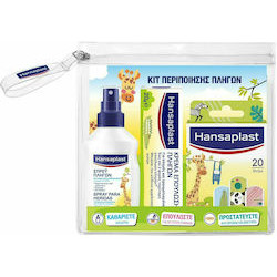 Hansaplast - Πακέτο Προσφοράς Cleansing Παιδικό Spray Καθαρισμού Πληγών,100ml & Kids Animal Plasters - 20τεμ & Κρέμα Επούλωσης - 20gr