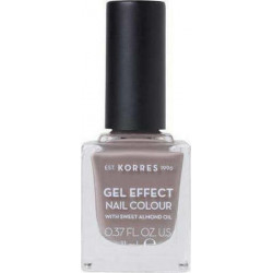 Korres - Gel Effect Gloss Βερνίκι Νυχιών Μακράς Διαρκείας 95 Stone Grey - 11ml