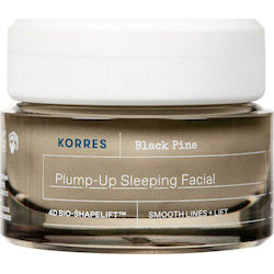 Korres - Black Pine Μαύρη Πεύκη 4D Κρέμα Νύχτας για Σύσφιγξη & Lifting - 40ml