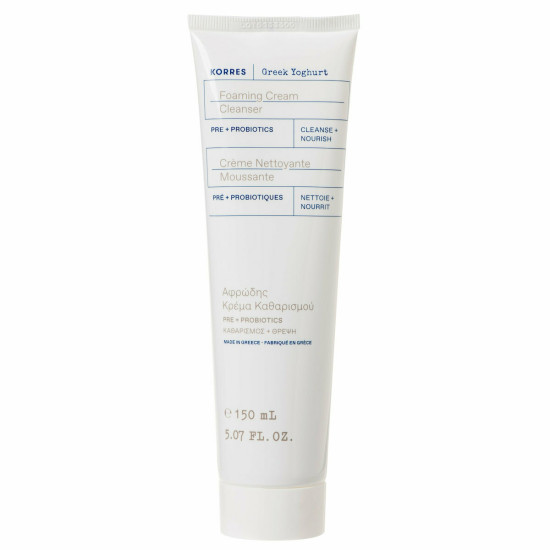 Korres - Greek Yoghurt Foaming Cream Cleanser Αφρώδης Κρέμα Καθαρισμού με Προβιοτικά - 150ml