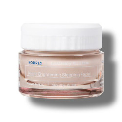 Korres - Apothecary Wild Rose Night Brightening Sleeping Κρέμα Προσώπου Νυκτός για Ενυδάτωση & Αντιγήρανση - 40ml