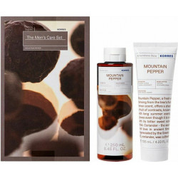 Korres - Mountain Pepper Αφρόλουτρο Περγαμόντο & Κορίανδρος 250ml & Mountain Pepper Aftershave Γαλακτωμα για μετα το ξυρισμα - 125ml