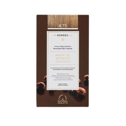 Korres - Argan Oil Advanced Colorant No. 8.73 Βαφή Μαλλιών Χρυσή Καραμέλα - 50ml