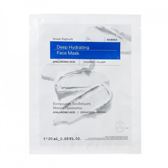 Korres - Greek Yoghurt Deep Hydrating Face Mask Μάσκα Προσώπου για Ενισχυμένη Ενυδάτωση - 20ml