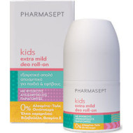 Pharmasept - Extra Mild Deo Roll-On - Απαλό αποσμητικό για παιδιά & εφήβους - 50ml