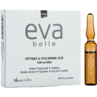 Intermed - Eva Belle Peptides & Hyaluronic Acid Αμπούλες για την Αντιμετώπιση των Λεπτών Γραμμών & Ρυτίδων - 5x2ml