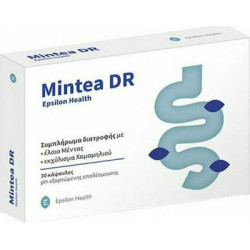 Epsilon Health - Mintea DR Συμπλήρωμα Διατροφής με Έλαιο Μέντας & Εκχύλισμα Χαμομηλιού για Καταπράυνση του Εντέρου - 30caps