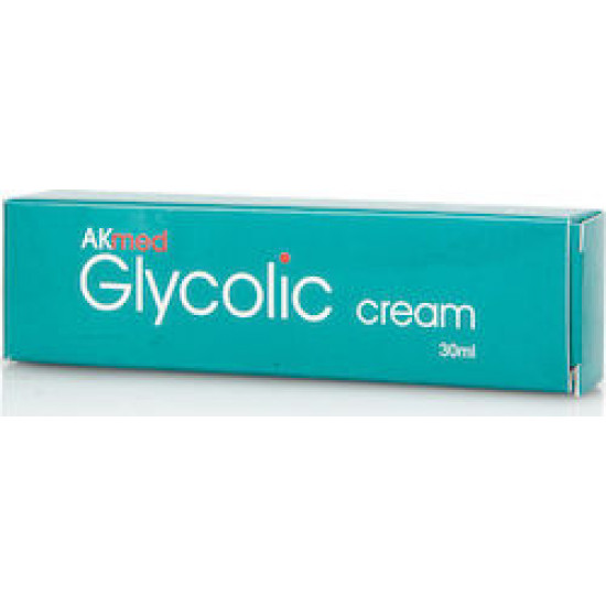 Akmed - Glycolic Cream Κρέμα με Κερατολυτική Δράση & Λειτουργία Peeling - 30ml