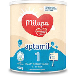 Milupa - Aptamil 1 Βρεφικό Γάλα 0-6 Μηνών - 400gr
