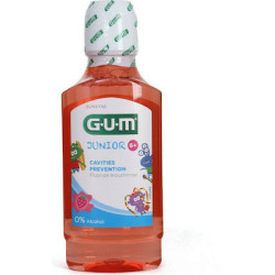 GUM - Στοματικό Διάλυμα Junior με Γεύση Φράουλα για 6+ χρονών - 300ml