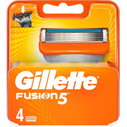 Gillette - Fusion 5 Ανταλλακτικά για Ξυραφάκι - 4τμχ
