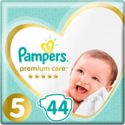 Pampers - Πάνες με Αυτοκόλλητο Premium Care No. 5 για 11-16kg - 44τμχ