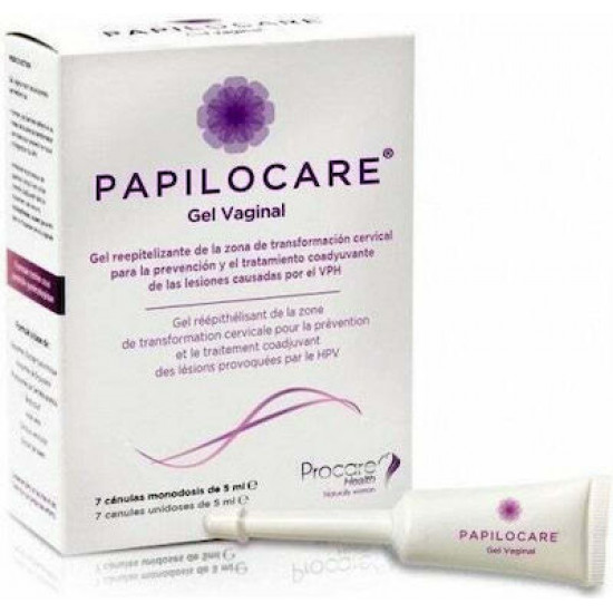Papilocare - Vaginal Gel Κολπική Γέλη - 7 x 5ml