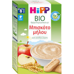 Hipp - Bio Κρέμα Δημητριακών με Μπισκότο Μήλου από τον 6ο Μήνα - 250gr