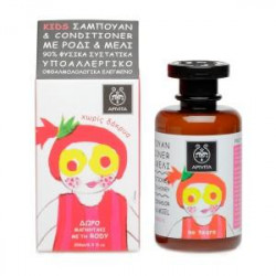 Apivita - Kids Σαμπουάν & Conditioner με Ρόδι & Μέλι - 250ml