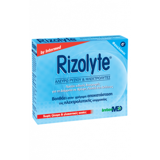 Intermed - Rizolyte ηλεκτρολύτες - 6 φακελάκια
