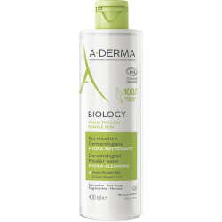 A-Derma - Biology Eau Micellaire Hydra-Nettoyante Ενυδατικό Καθαριστικό Νερό Ντεμακιγιάζ - 400ml