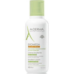 A-Derma - Exomega Control Emollient Cream Anti-Scratching Μαλακτική Κρέμα για το Αίσθημα του Κνησμού - 400ml