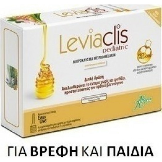Aboca - Leviaclis Pediatric Μικροκλύσμα με Promelaxin για Βρέφη και Παιδιά - 6x5gr