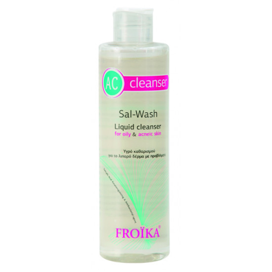 Froika - AC Sal Wash Cleanser Υγρό Σαπούνι Καθαρισμού για το Λιπαρό με τάση Ακμής Δέρμα - 200ml