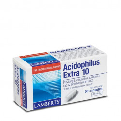 Lamberts - Acidophilus extra 10 Προβιοτικό σκεύασμα για την υγεία του γαστρεντερικού - 60caps