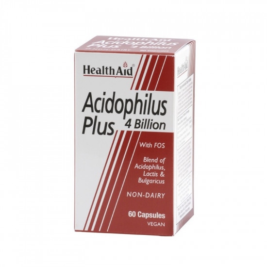 Health Aid - Acidophilus Plus 4 bilion Προβιοτικά για τη φυσιολογική χλωρίδα του εντέρου - 60caps Health Aid - Acidophilus Plus 4 bilion Προβιοτικά για τη φυσιολογική χλωρίδα του εντέρου - 60caps