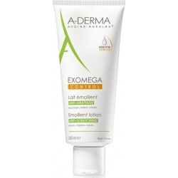 A-Derma - Exomega Control Emollient Lotion Μαλακτικό γαλάκτωμα για δέρμα με τάση ατοπίας ή ξηρότητας - 200ml