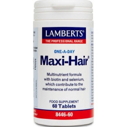 Lamberts - Maxi hair Συμπλήρωμα διατροφής για την τριχόπτωση & την ενδυνάμωση των μαλλιών - 60tabs